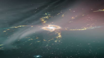 超新星在空间中的形状视频