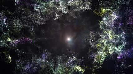 飞向太空中的一颗冉冉升起的新星视频