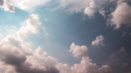 陆地上形成的雨云实拍