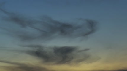 天空变暗乌云掠过延时视频
