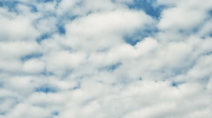 天空中的白云掠过延时视频