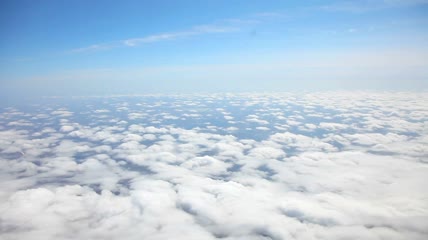 天空中的一片云海视频