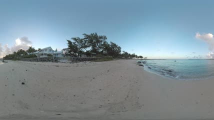 360VR中美丽的海岸线实拍