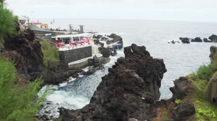 海景悬崖实拍