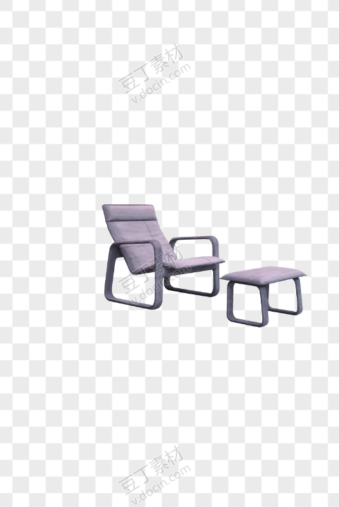 免抠软装素材 单人坐椅 单人椅 (14)
