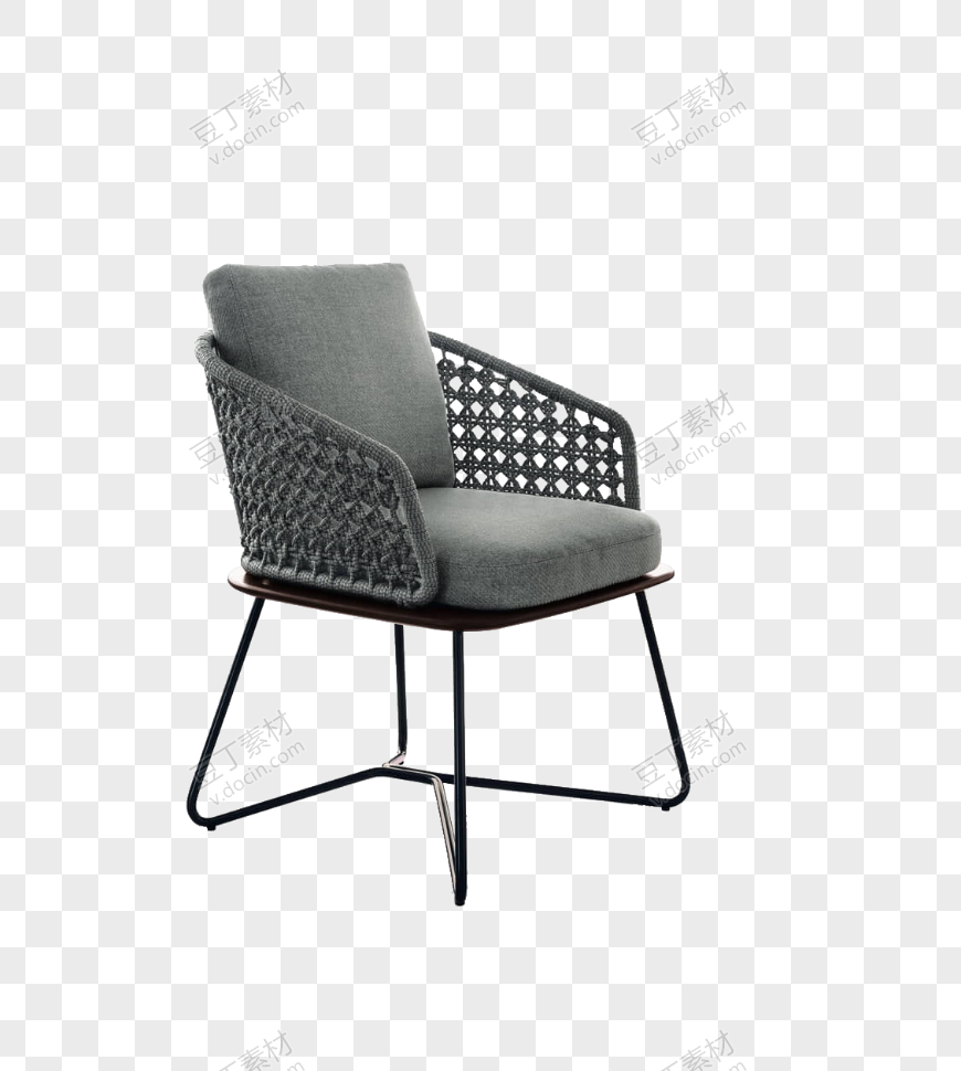 免抠软装素材 单人坐椅 单人椅 (61)