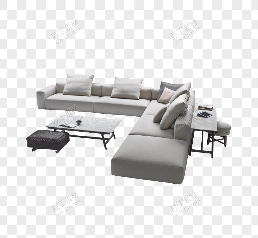 免抠软装素材 组合沙发 沙发组 (10)