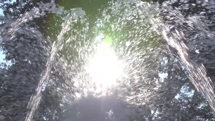 喷水机特写
