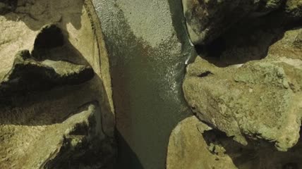 平谷底航拍