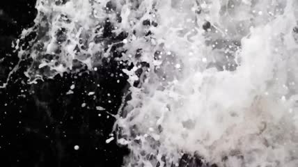 水波产生的泡沫纹理