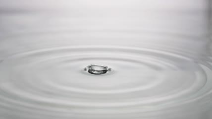 一滴水就会激起涟漪特写视频