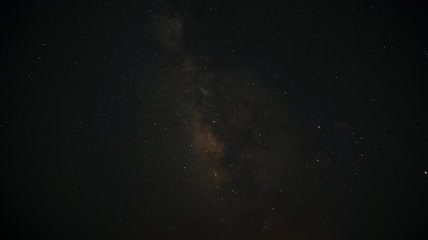 银河系的天空视频