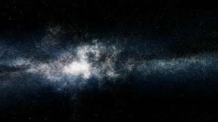 宇宙中的银河系视频
