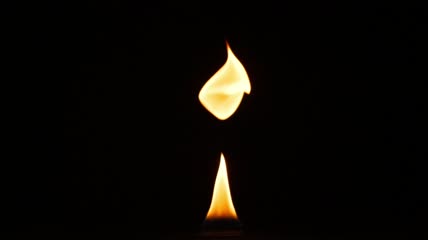 燃气燃烧特写视频
