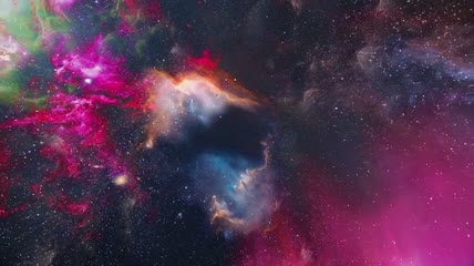 穿越星云和星系之间的宇宙