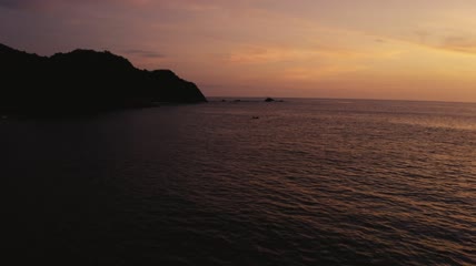 海滩上的日落