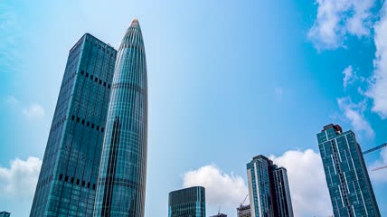 8k广东深圳湾春笋大厦延时