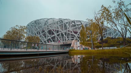 8k延时北京鸟巢一角