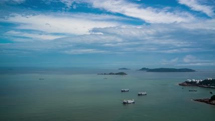 8k延时浙江沿海船舶码头