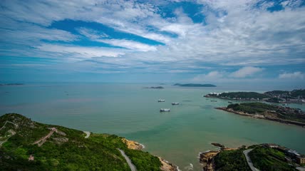 8k延时浙江温岭石塘金沙湾码头