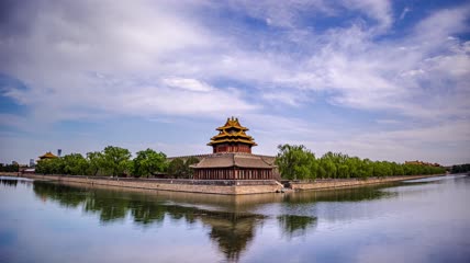 北京首都紫禁城延时8k素材
