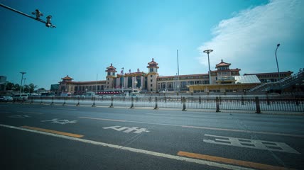 8k延时北京站车流