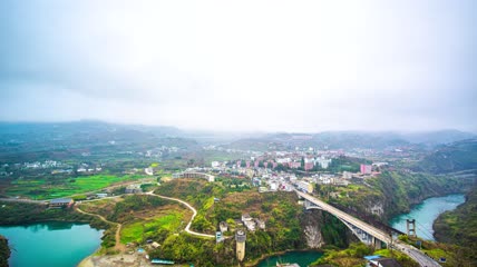 8k鸭池河镇延时