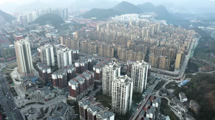 实拍楼盘建筑