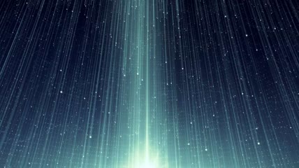 虚拟数字雨3d动画视频