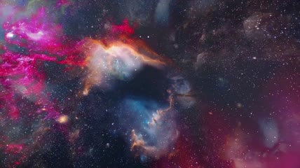 彩色星云3D视频