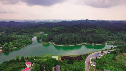 4k航拍贵州安顺九龙山森林公园