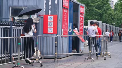 4k实拍医院防控管控点素材