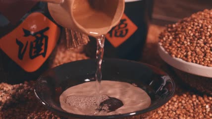 4k白酒液体素材