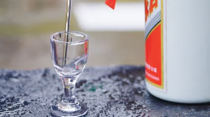 高清升格实拍白酒
