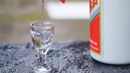 高清实拍白酒素材