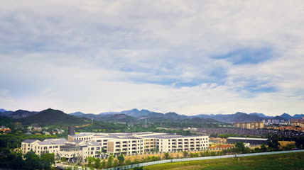禹航实验学校实拍视频