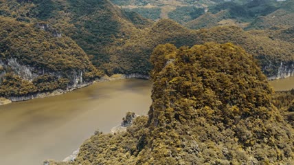 大好河山自然风光4k航拍