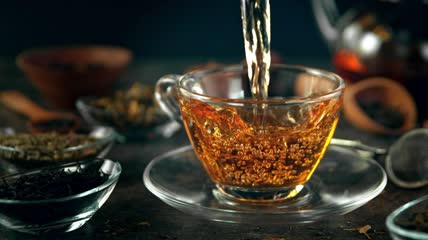 杯中茶4K视频