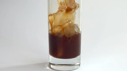 冰咖啡特写