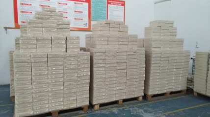 粮食现代化加工粮食加工生产线实拍4K视频