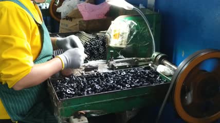 伞厂务工就业制作加工4K实拍视频(10)