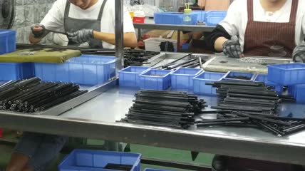 伞厂务工就业制作加工4K实拍视频(8)