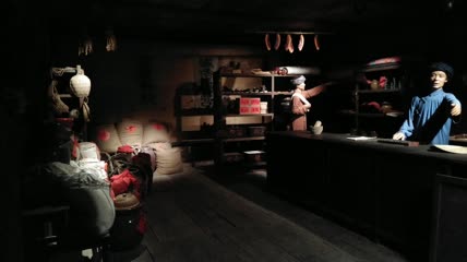 供销社老式柜台4K实拍视频(4)