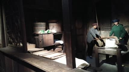 传统手工豆腐合渣作坊4K实拍视频(1)