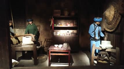 传统手工豆腐合渣作坊4K实拍视频(2)