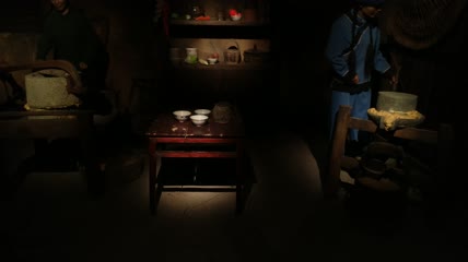 传统手工豆腐合渣作坊4K实拍视频(20)