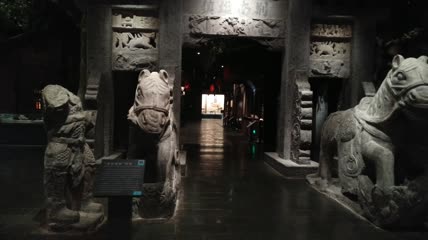 古代牌坊石刻雕刻4K实拍视频(1)