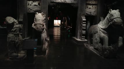 古代牌坊石刻雕刻4K实拍视频(6)