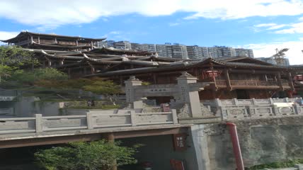 湖北省恩施州宣恩县4A景区墨达楼夜景（8）