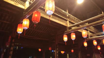 湖北省恩施州宣恩县侗族美丽风雨桥夜色夜景(2)